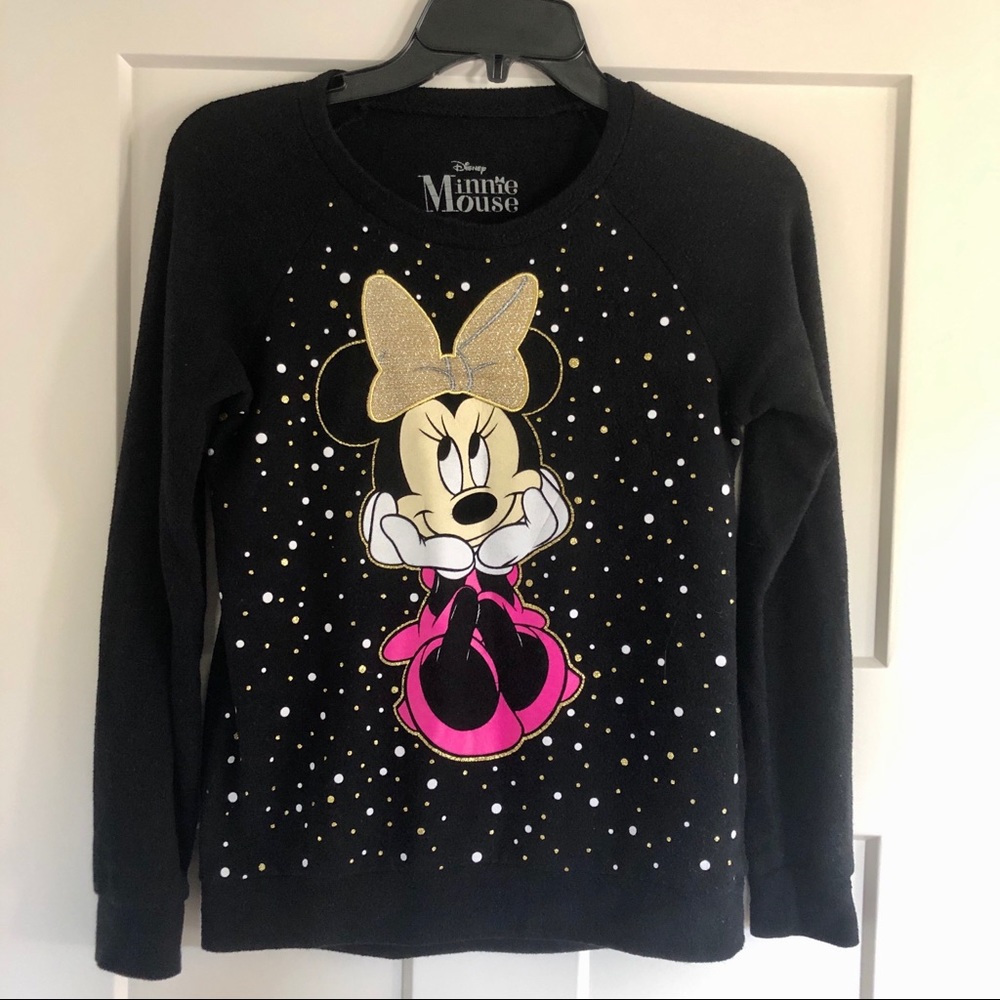 Girls Disney Minnie Mouse Design Sweatshirt
